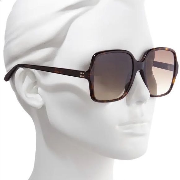 Givenchy Dark Havana Brown Gradient Square Sunglasses Case not included main image 5